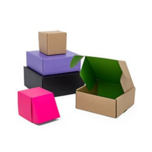 Reversible Matte Colored Corrugated Mailing Boxes